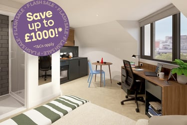 Deluxe Studio at Croft Court, 16 Stokes Croft, St Paul's, Bristol, BS13PR - Image 1